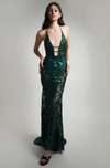 Backless Rafaella Gown | Green Rafaella Gown | THE STRAND SD