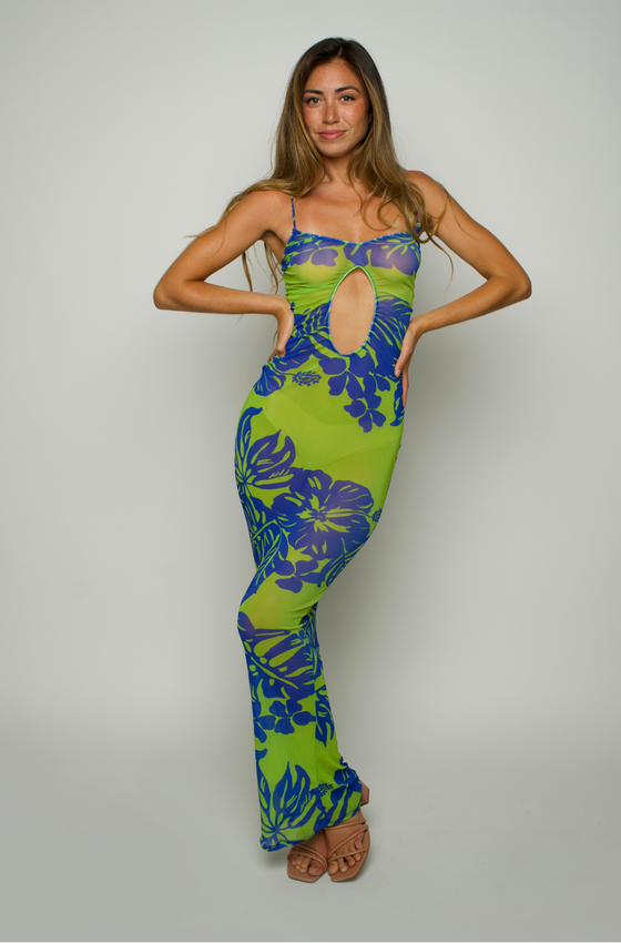 Amira Mesh Maxi Dress