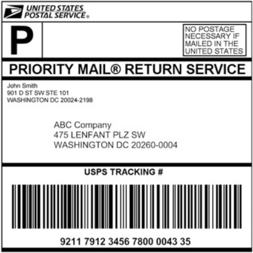Prepaid Return Label