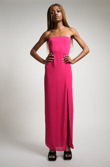  Pink Strapless Dress | Asher Strapless Dress | THE STRAND SD