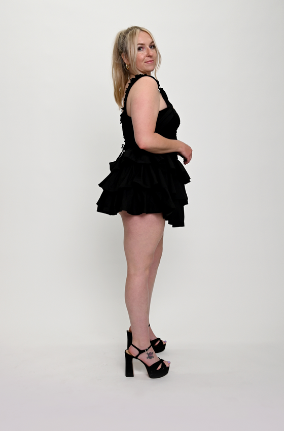 Black Skirt Dress | Mini Skirt Dress | THE STRAND SD