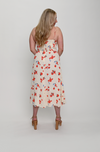 White and Red Juliette Dress | Juliette Midi Dress | THE STRAND SD